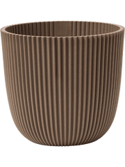 Capi Pot Nature Groove Made With Warm Taupe  - D25cm
